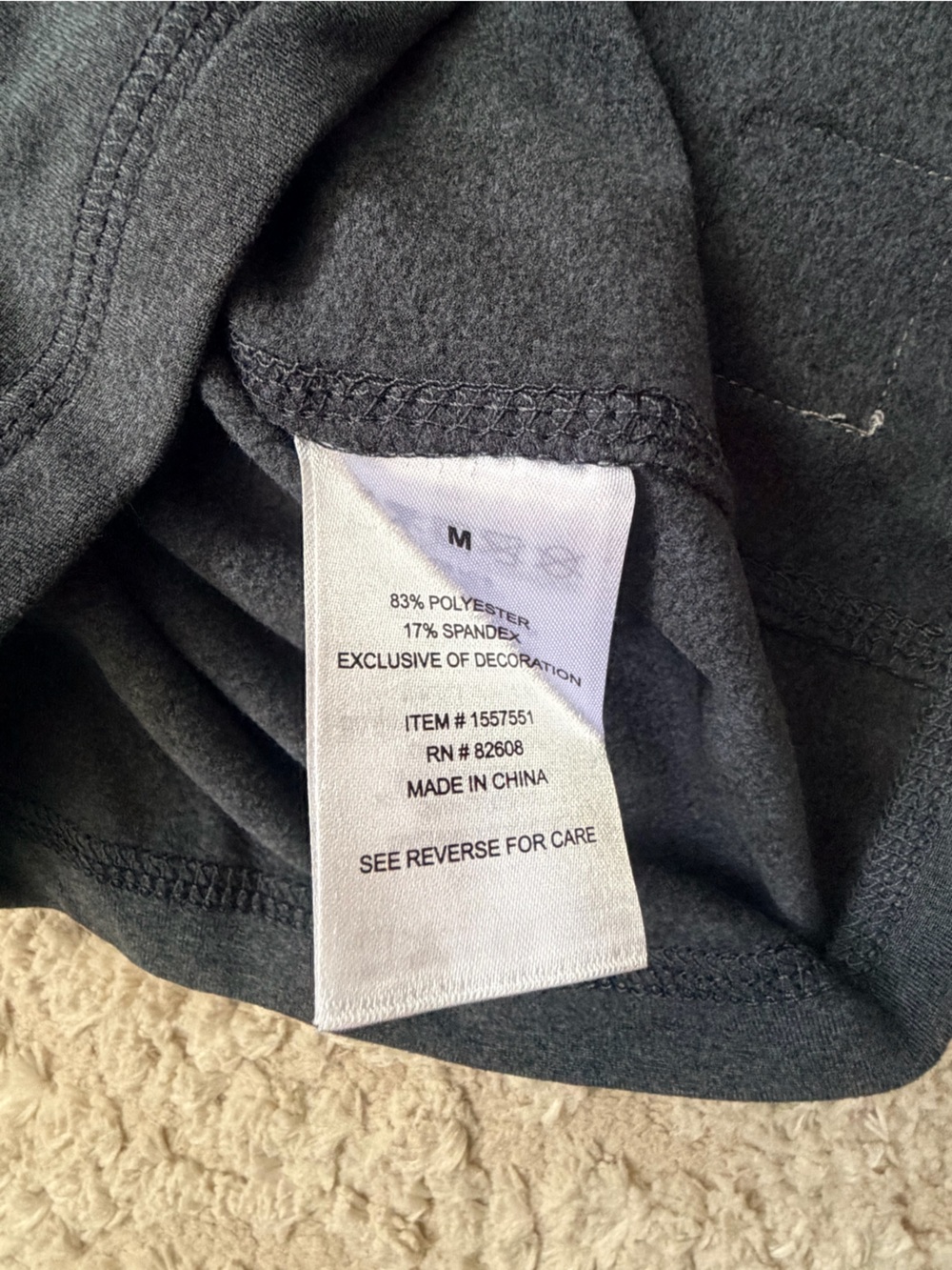 Rugged Elements Sueded Long Sleeve Crew in Blue - Men's Long Sleeve Tee M - Picture 4 of 8